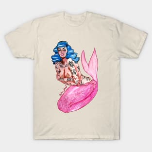 Tattooed Mermaid T-Shirt